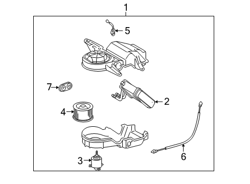 2002 Toyota Land Cruiser Auxiliary Heater & A/C Diagram