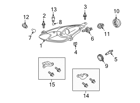 2002 Toyota Celica Bulbs Diagram