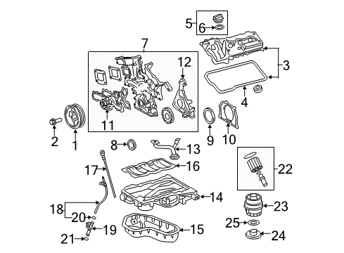 2007 Toyota Camry Engine Parts Diagram 3 - Thumbnail