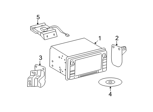 2006 Toyota Sequoia Navigation System Diagram