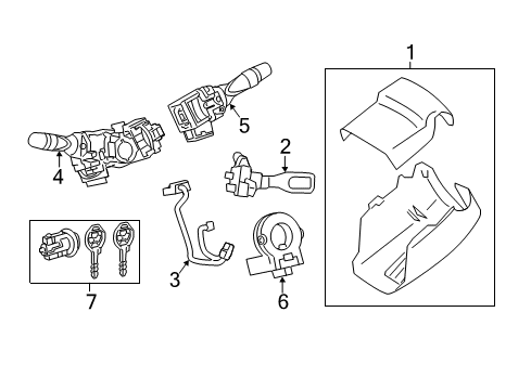 2008 Toyota Camry Switches Diagram