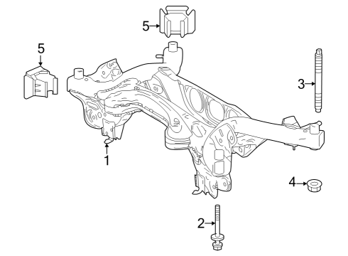2025 Toyota GR Corolla Rear Suspension Diagram