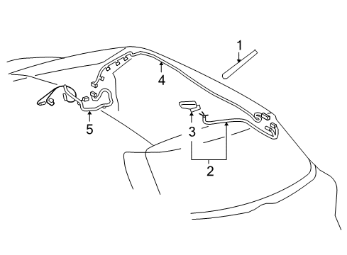 2012 Toyota Matrix Antenna & Radio Diagram