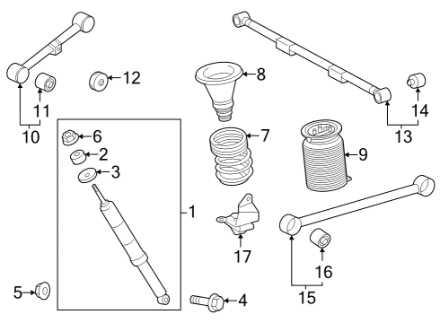2025 Toyota Tundra Lower Control Arm - Rear Diagram