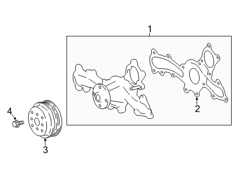 2022 Toyota Camry Water Pump Diagram