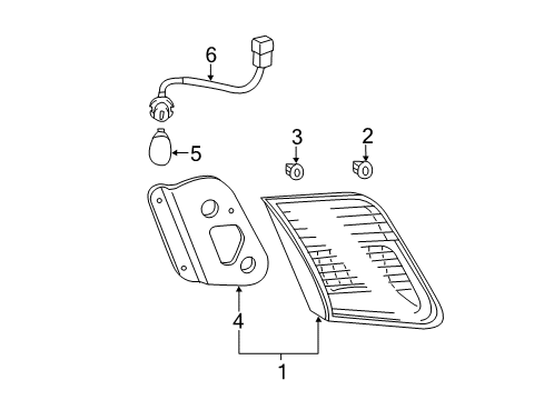 2010 Toyota Camry Bulbs Diagram