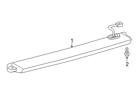 2004 Toyota Echo High Mount Lamps Diagram