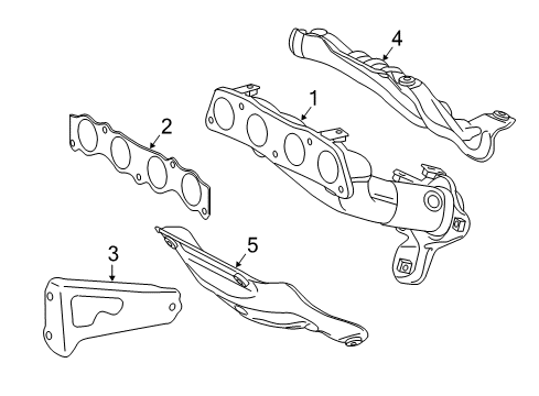 2020 Toyota C-HR Exhaust Manifold Diagram