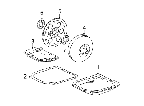 2000 Toyota Solara Transaxle Parts Diagram