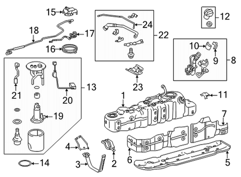 2025 Toyota Tundra Fuel Supply Diagram