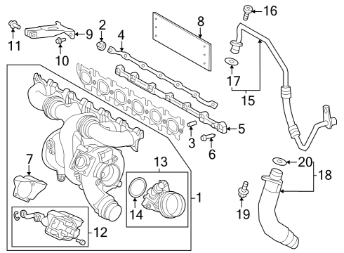 2025 Toyota GR Supra Turbocharger Diagram