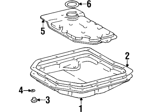 1996 Toyota Celica Automatic Transmission Diagram