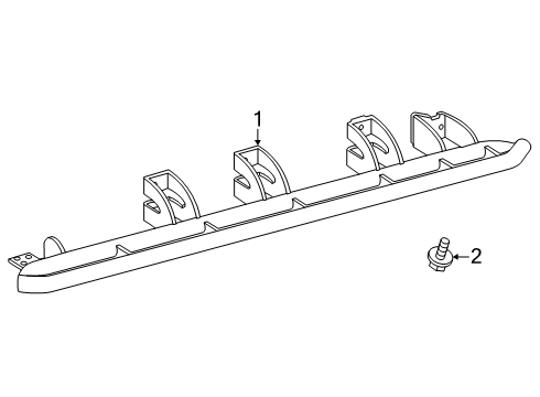 2025 Toyota Tacoma Running Board Diagram