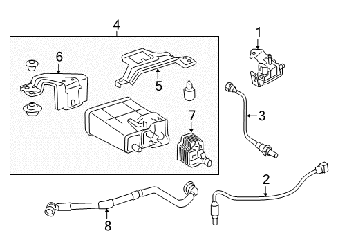 2017 Toyota Camry Emission Components Diagram