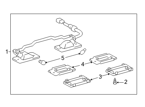 2007 Toyota Highlander Bulbs Diagram