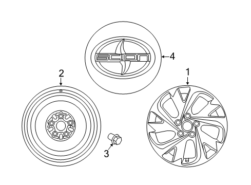 2018 Toyota Corolla iM Wheels Diagram