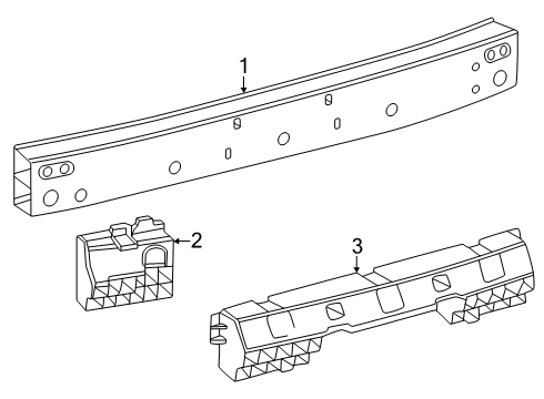 2025 Toyota Crown Signia Bumper & Components - Rear Diagram