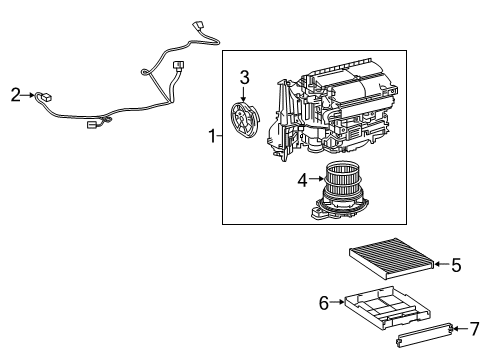 2025 Toyota Corolla Automatic Temperature Controls Diagram