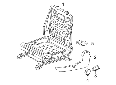 2009 Toyota Tacoma Tracks & Components Diagram