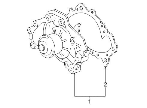 2000 Toyota Avalon Water Pump Diagram