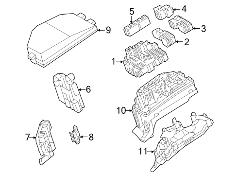 2025 Toyota Prius Fuse & Relay Diagram