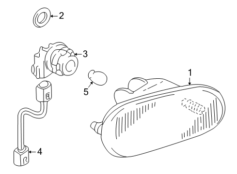 2001 Toyota MR2 Spyder Bulbs Diagram