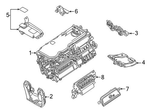 2023 Toyota RAV4 Prime Electrical Components Diagram