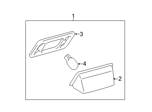 2011 Toyota Avalon Bulbs Diagram