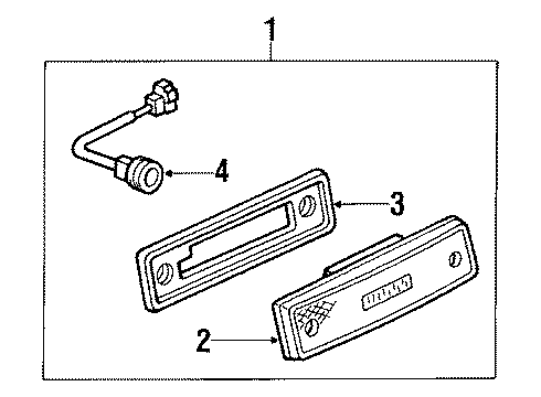 1986 Toyota Tercel Side Marker Lamps Diagram