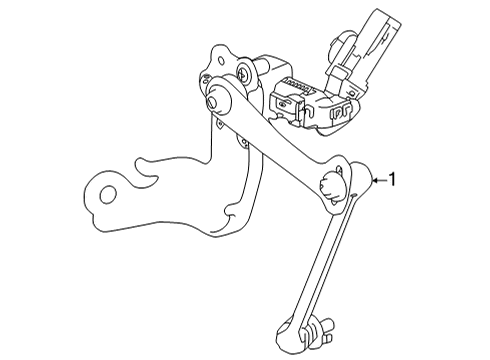2025 Toyota Tundra Auto Leveling Components Diagram