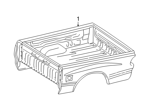 2006 Toyota Tundra Box Assembly Diagram