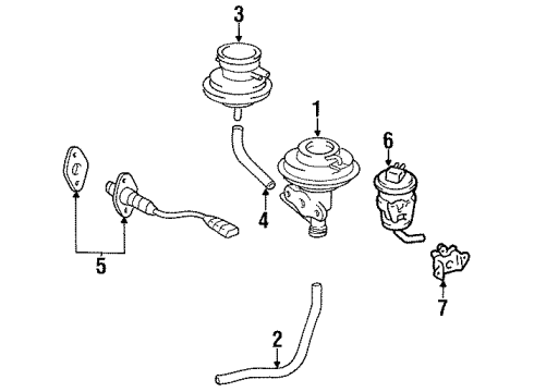 1995 Toyota Celica EGR System Diagram