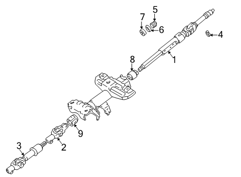 2000 Toyota RAV4 Shaft & Internal Components Diagram