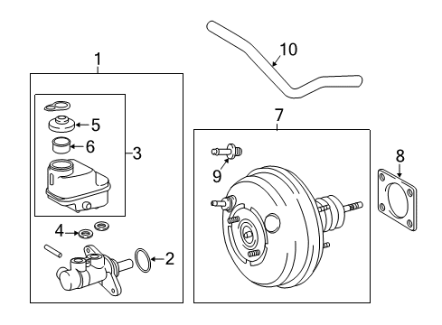 2019 Toyota Tacoma Dash Panel Components - Body Diagram 2 - Thumbnail