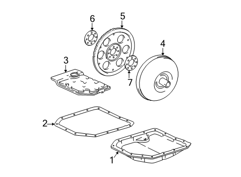 2005 Toyota Solara Transaxle Parts Diagram