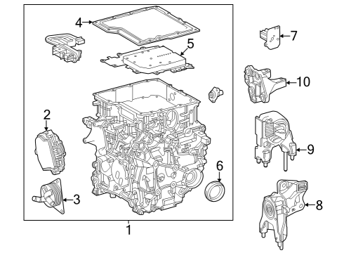 2025 Toyota bZ4X Electrical Components Diagram 3 - Thumbnail