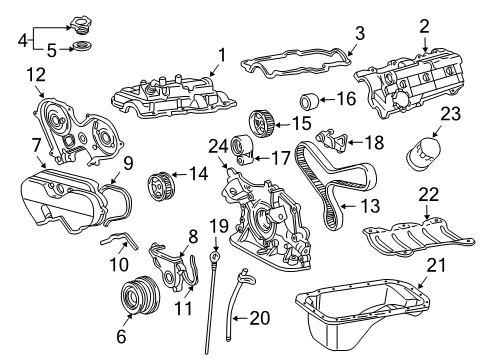 2000 Toyota Tacoma Filters Diagram