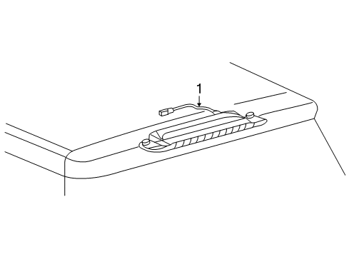 2004 Scion xA High Mount Lamps Diagram