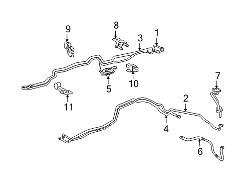 2011 Toyota Land Cruiser Auxiliary Heater & A/C Diagram