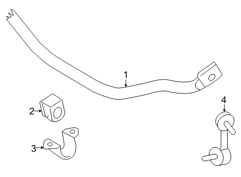 2017 Toyota Sequoia Stabilizer Bar & Components Diagram