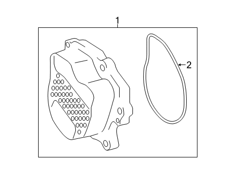2016 Toyota Camry Water Pump Diagram