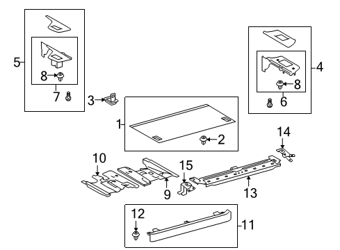 2024 Toyota 4Runner Interior Trim - Rear Body Diagram 2 - Thumbnail