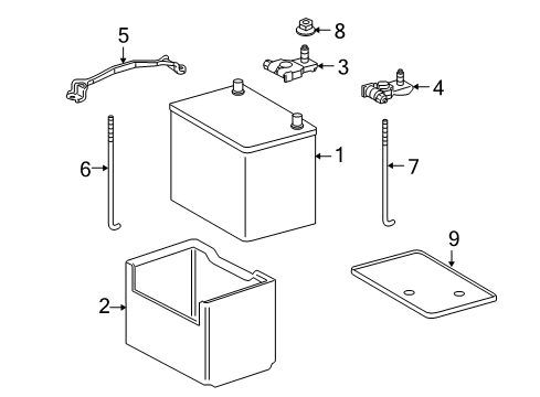 2019 Toyota Sequoia Battery Diagram
