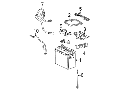2004 Toyota Corolla Wiring Harness Diagram for 82123-02250
