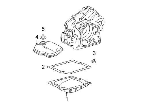 2001 Toyota Highlander Automatic Transmission Diagram