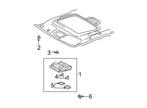 2005 Toyota Camry Sunroof Diagram