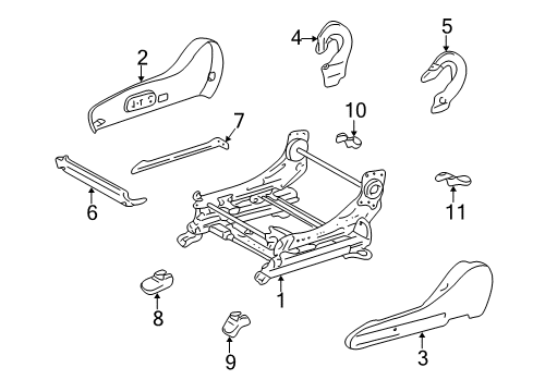 2000 Toyota Land Cruiser Power Seats Diagram