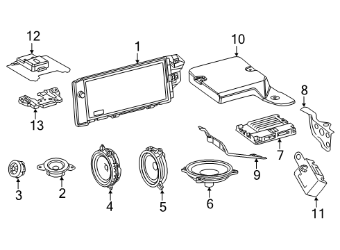2025 Toyota Camry Sound System Diagram