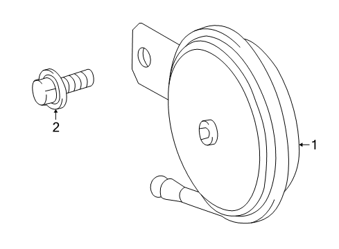 1997 Toyota RAV4 Horn Diagram