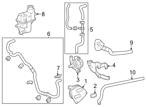 2025 Toyota Crown Oil Cooler Diagram